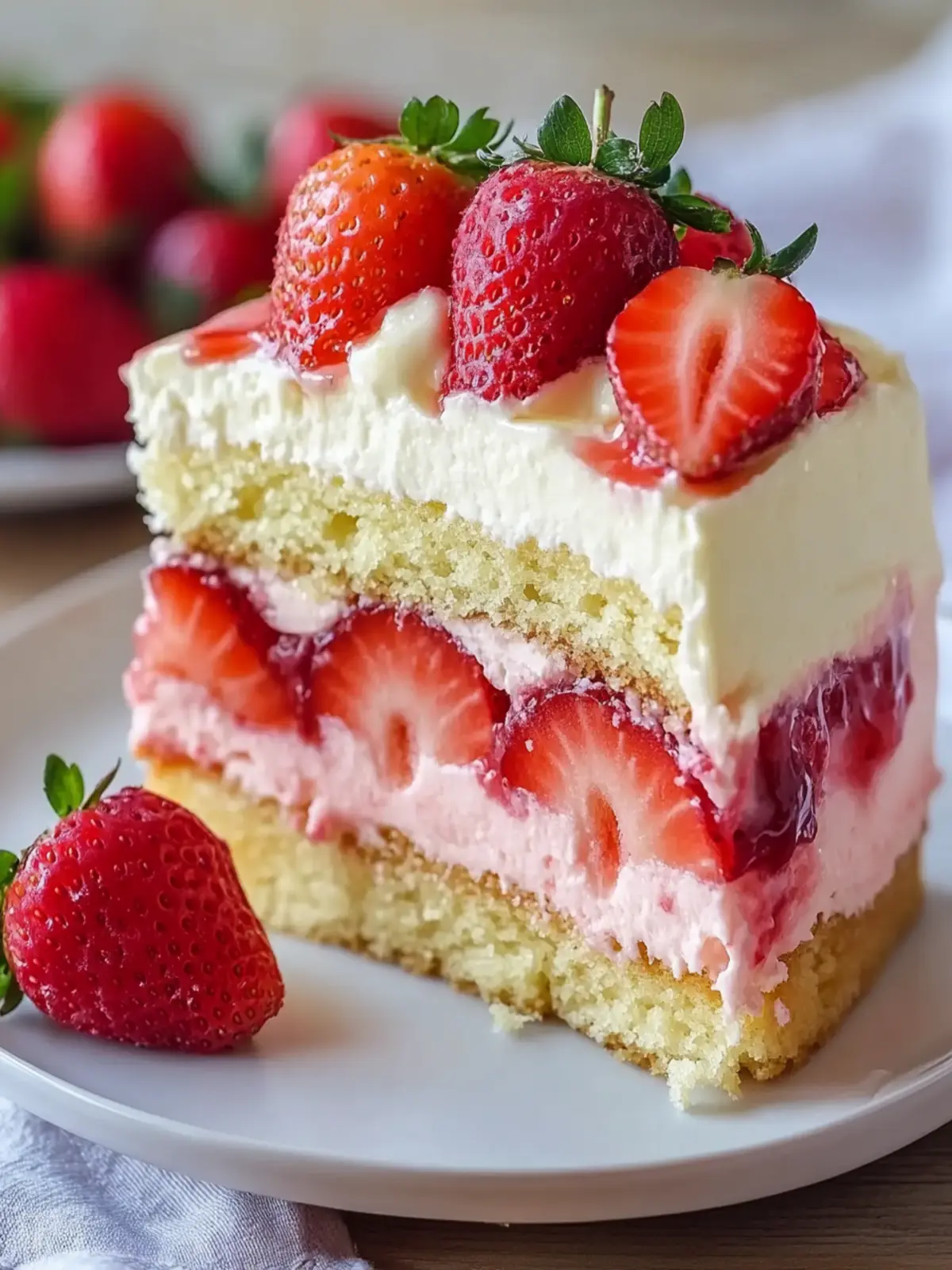 Indulge in Strawberry Custard Delight Cake: A Creamy Dream Recipe 4 Indulge in Strawberry Custard Delight Cake: A Tasty Recipe Guide