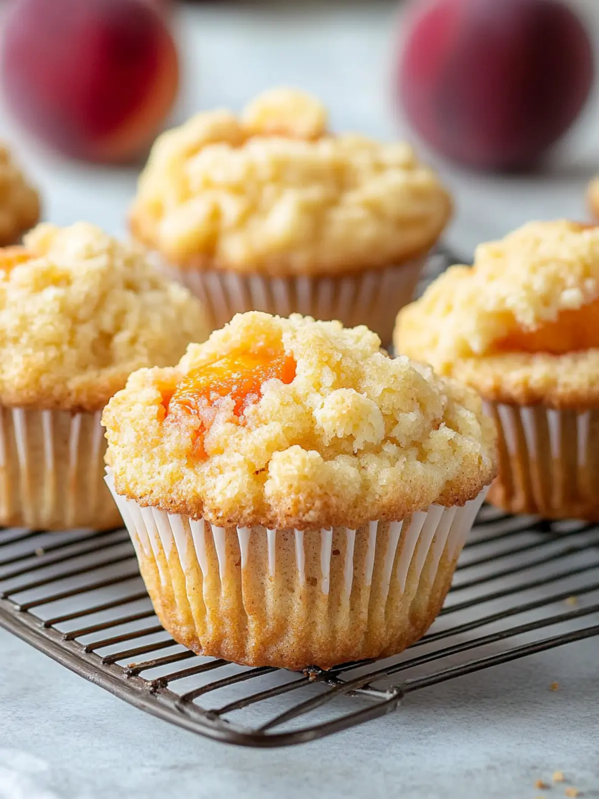 Peach Cobbler Muffins Made Easy with Fresh or Canned Peaches 4 Peach Cobbler Muffins (with Fresh or Canned Peaches)