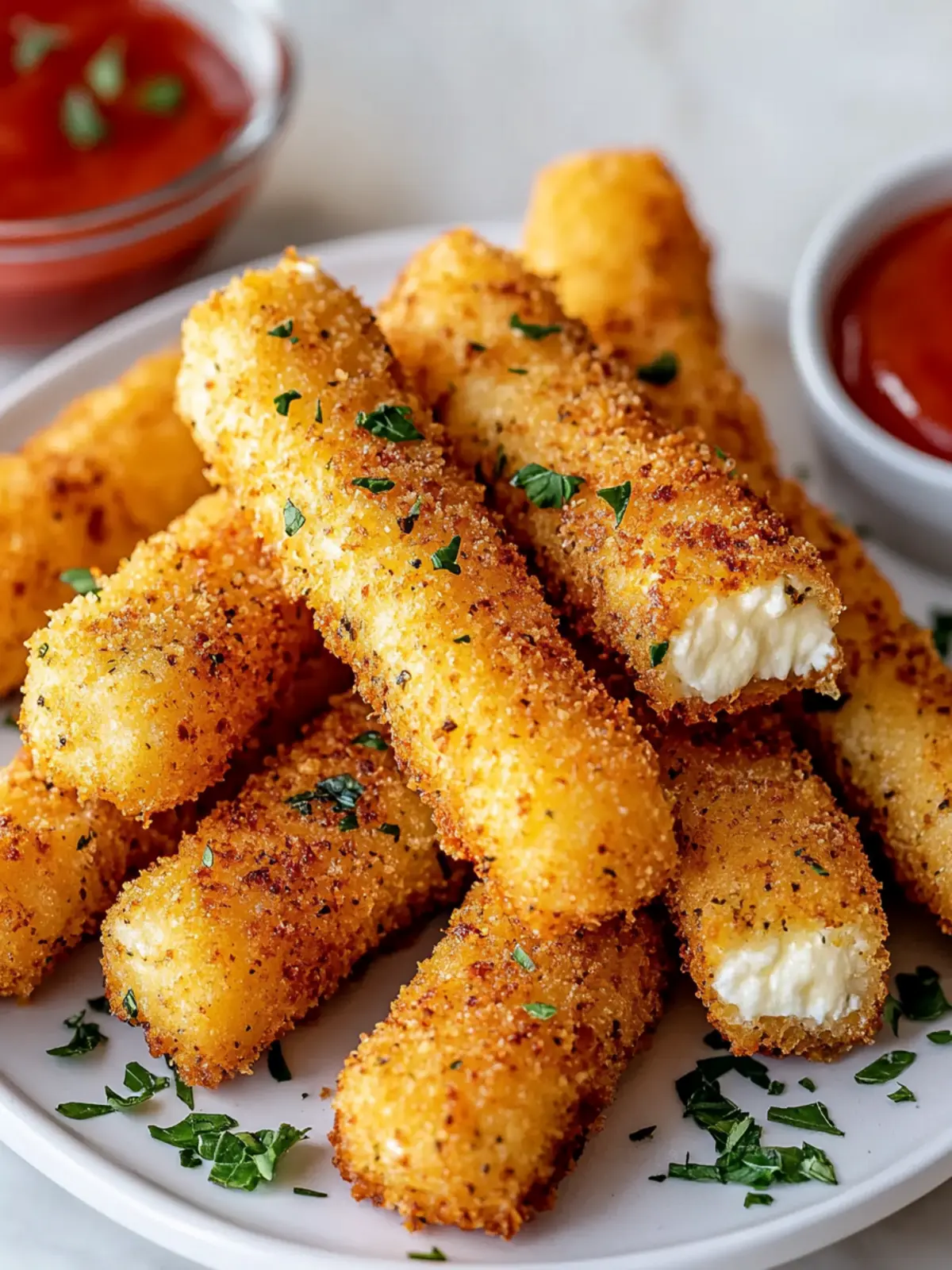 Crispy Air Fryer Mozzarella Sticks You Can’t Resist at Home 3 Crispy Air Fryer Mozzarella Sticks You Can’t Resist!