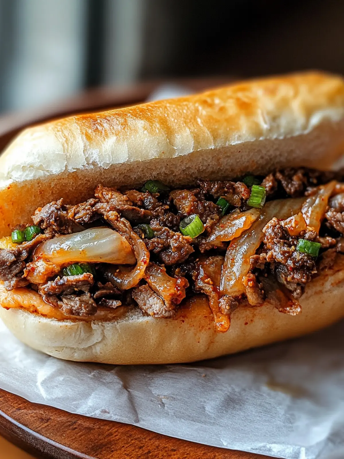 Irresistible Korean-Inspired Kimchi Bulgogi Cheesesteak Bliss 4 Irresistible Korean-Inspired Kimchi Bulgogi Cheesesteak