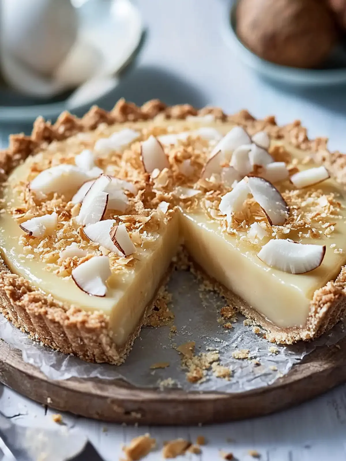 Decadent Macadamia and Coconut Tart for Family Moments 5 Macadamia and Coconut Tart