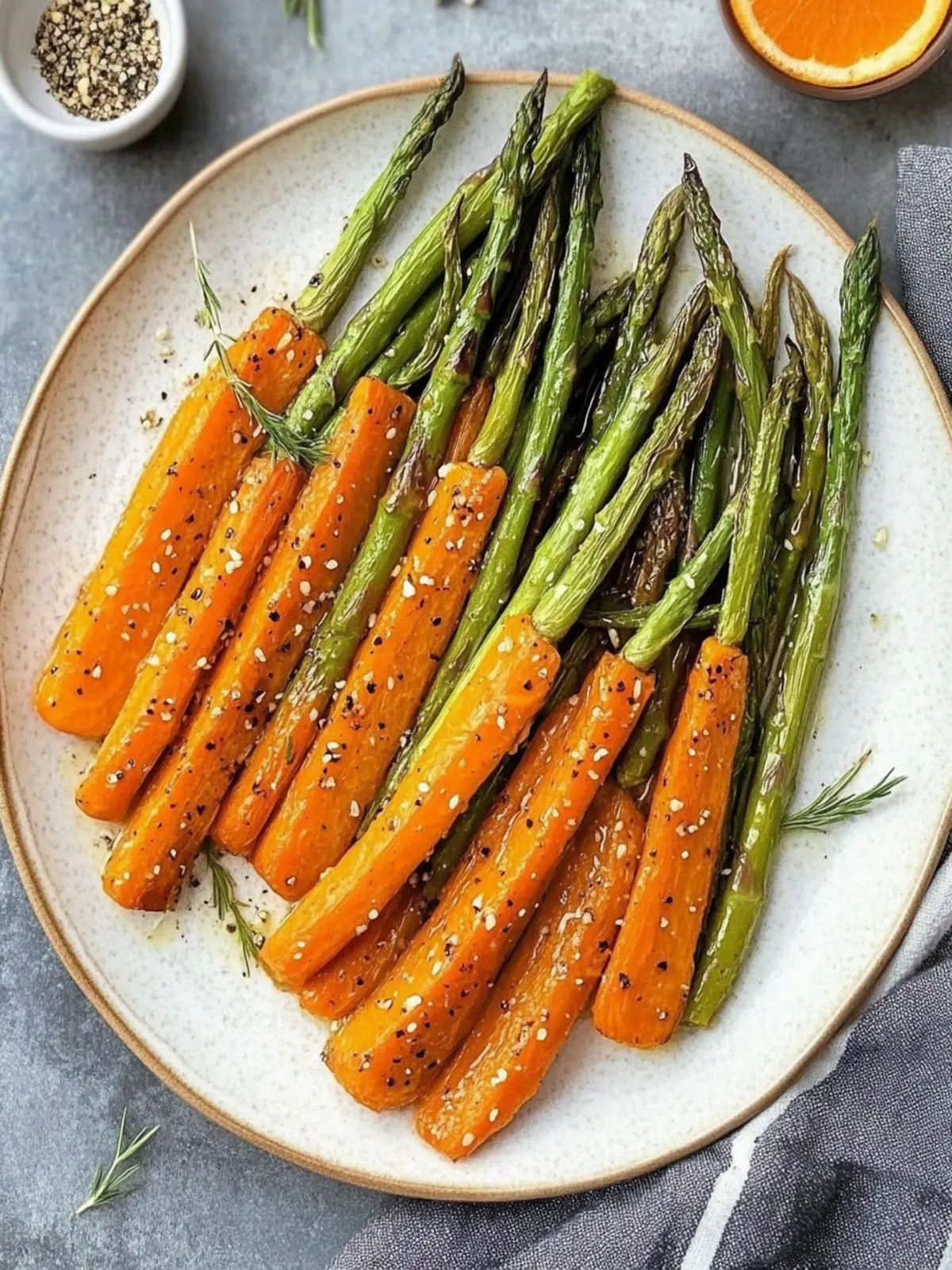 The Best Roasted Asparagus and Carrots - Easy, Vibrant Delight 4 The Best Roasted Asparagus and Carrots (Easy One-Pan Side!)