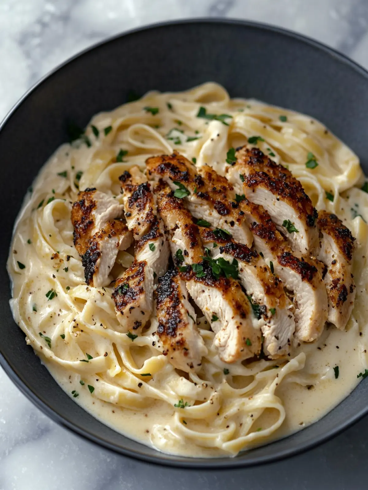 Delicious Blackened Chicken Fettuccini Alfredo in 45 Minutes 2 Blackened Chicken Fettuccini Alfredo