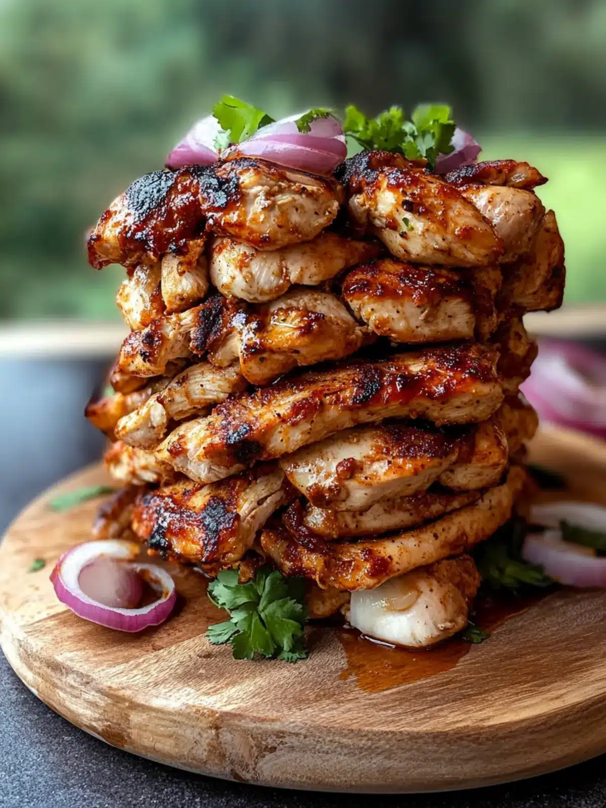 Savory Easy Chicken Shawarma Tower Baked in the Oven 5 Easy Chicken Shawarma Tower Baked in the Oven