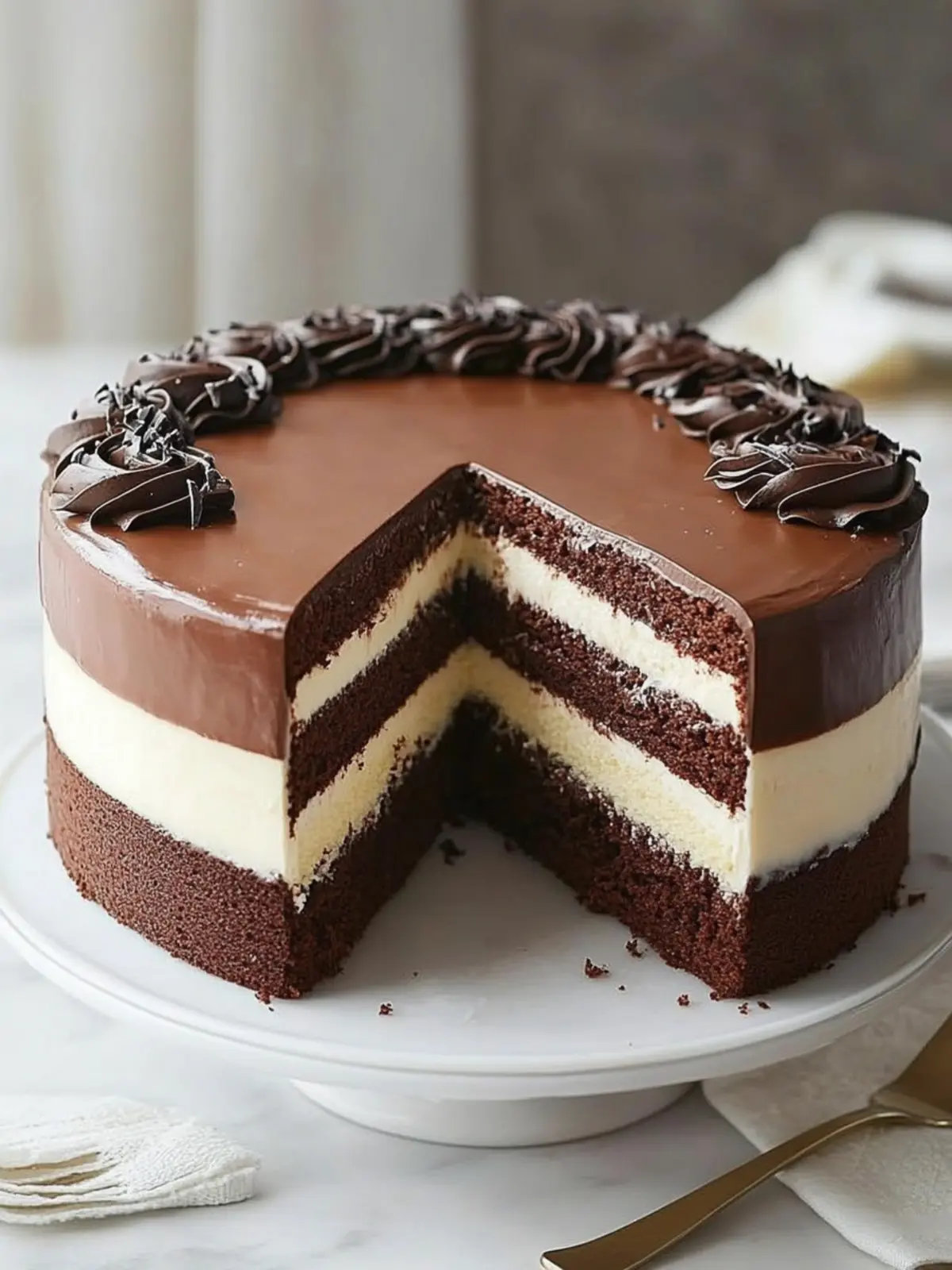 Classic Triple Chocolate Tuxedo Cake Just Like Grandma Made 2 Classic Triple Chocolate Tuxedo Cake Just Like Grandma Made