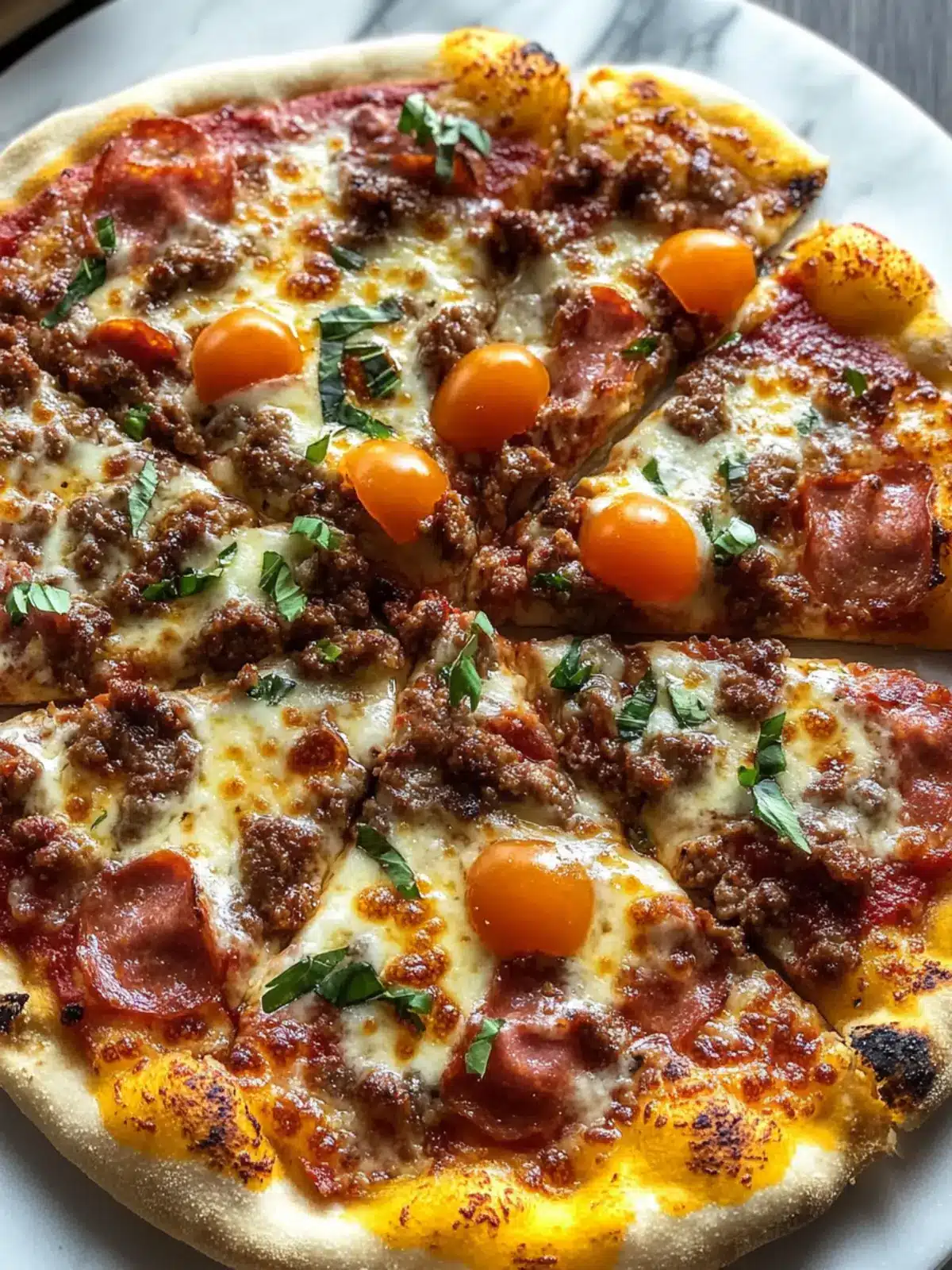 Ultimate Meat Lovers Pizza Bursting with Flavorful Goodness 4 Meat Lovers Pizza