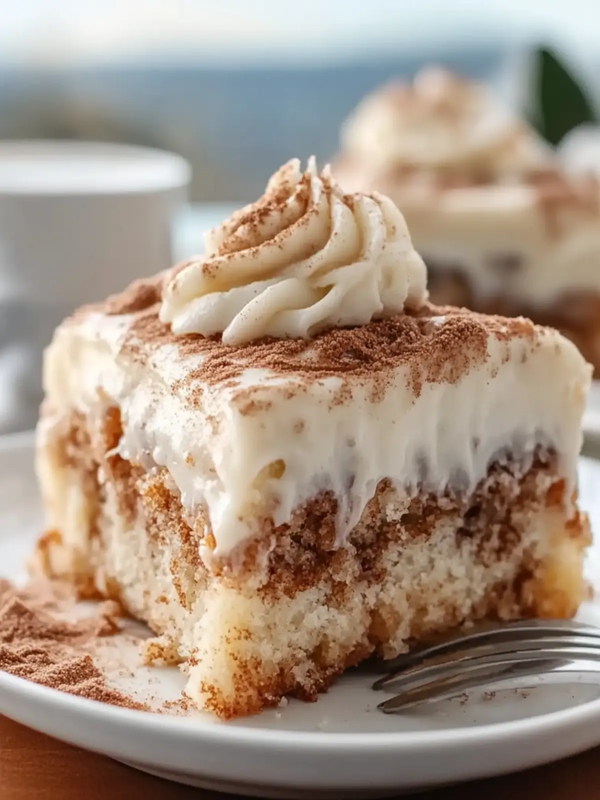 Cinnamon Roll Poke Cake: Easy Comfort for Your Weekend Brunch 3 Cinnamon Roll Poke Cake