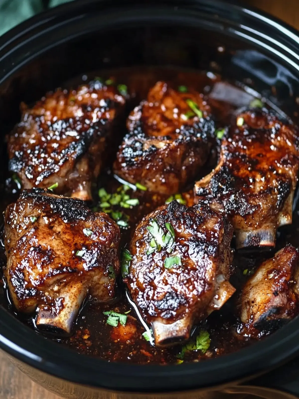 Whiskey Brown Sugar Chops in the Slow Cooker: Sweet Bliss Await! 2 Whiskey Brown Sugar Chops in the Slow Cooker