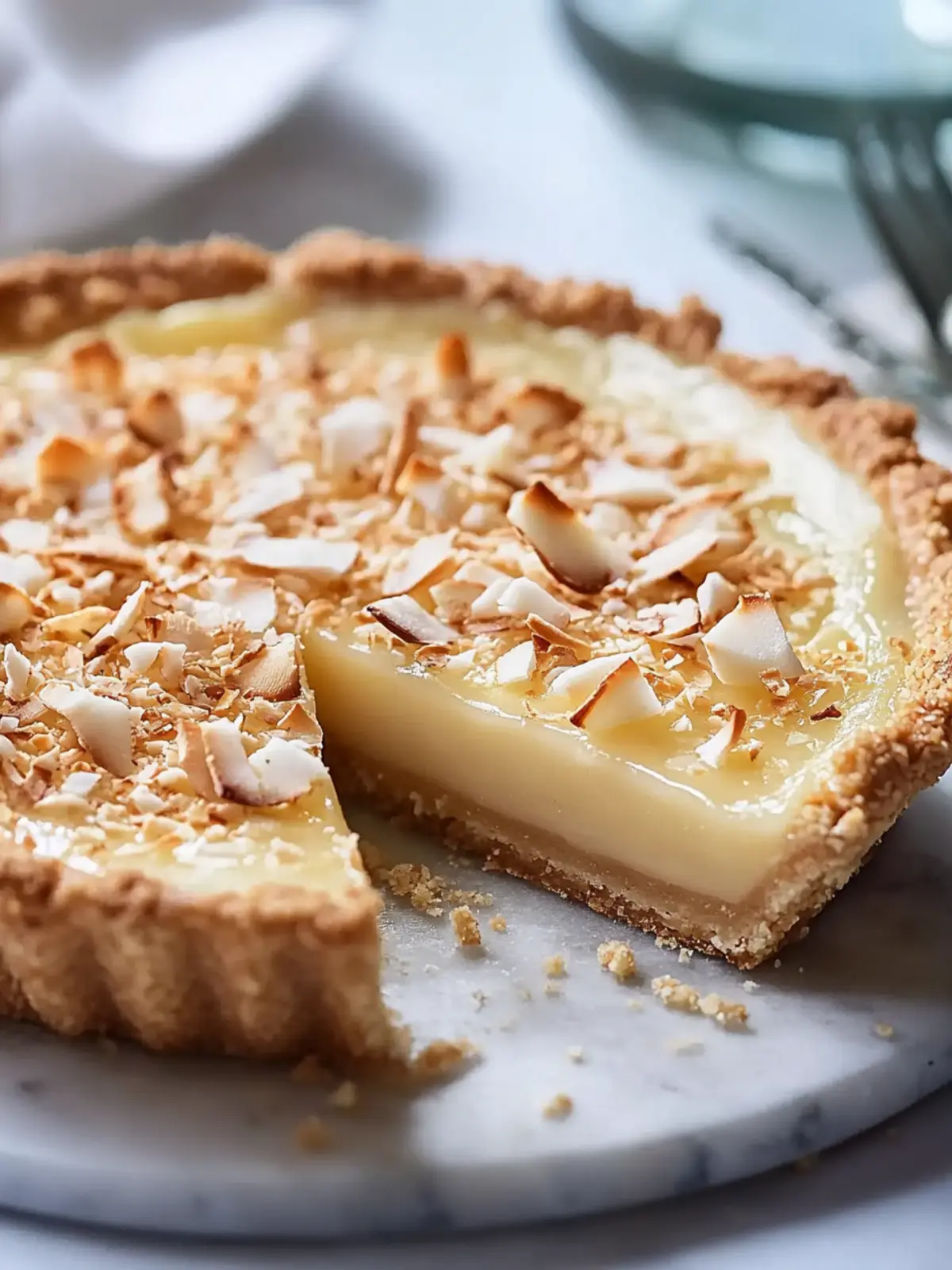 Decadent Macadamia and Coconut Tart for Family Moments 4 Macadamia and Coconut Tart