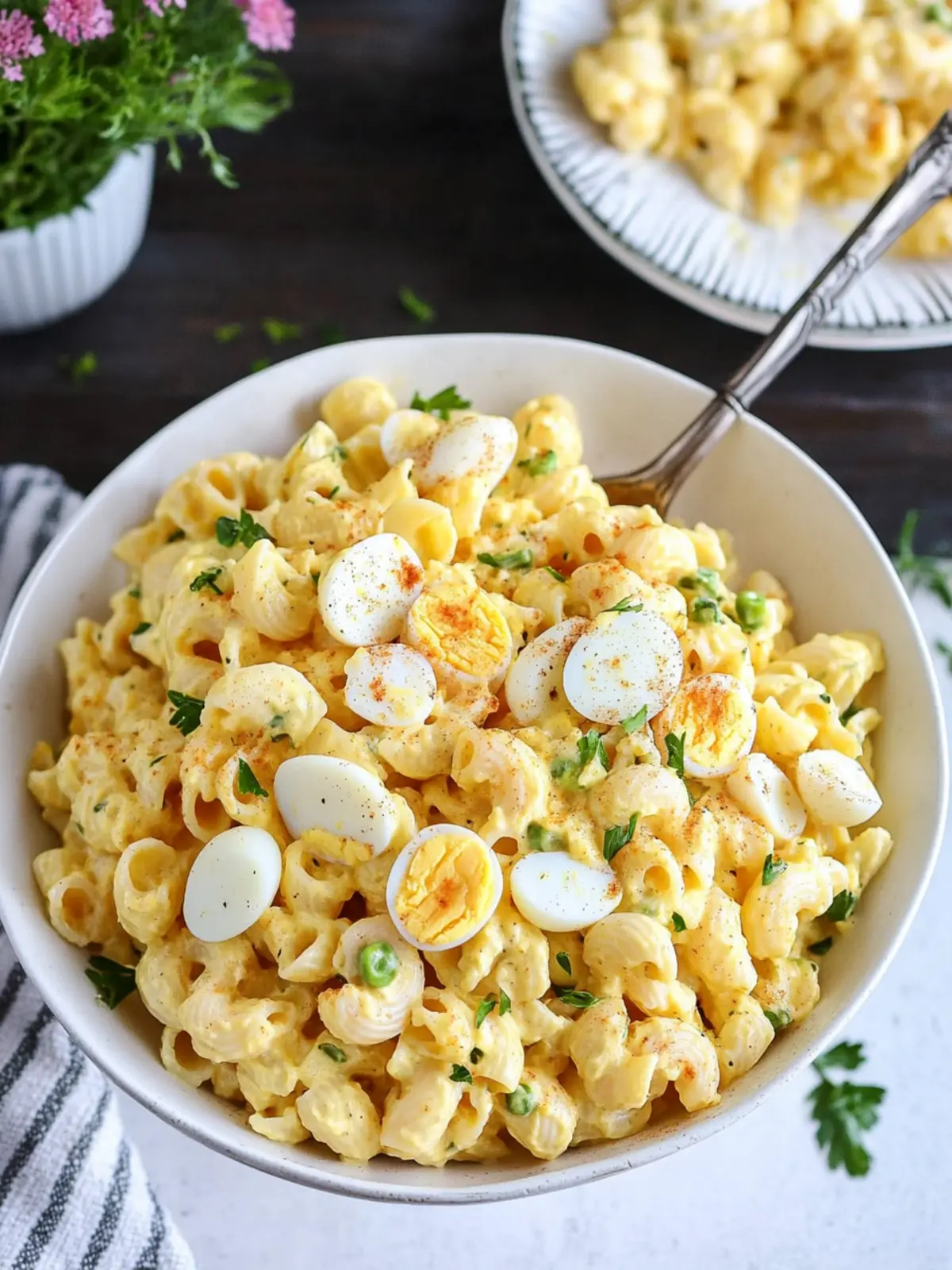 Deviled Egg Pasta Salad: A Creamy Twist on Classic Flavor 5 Deviled Egg Pasta Salad