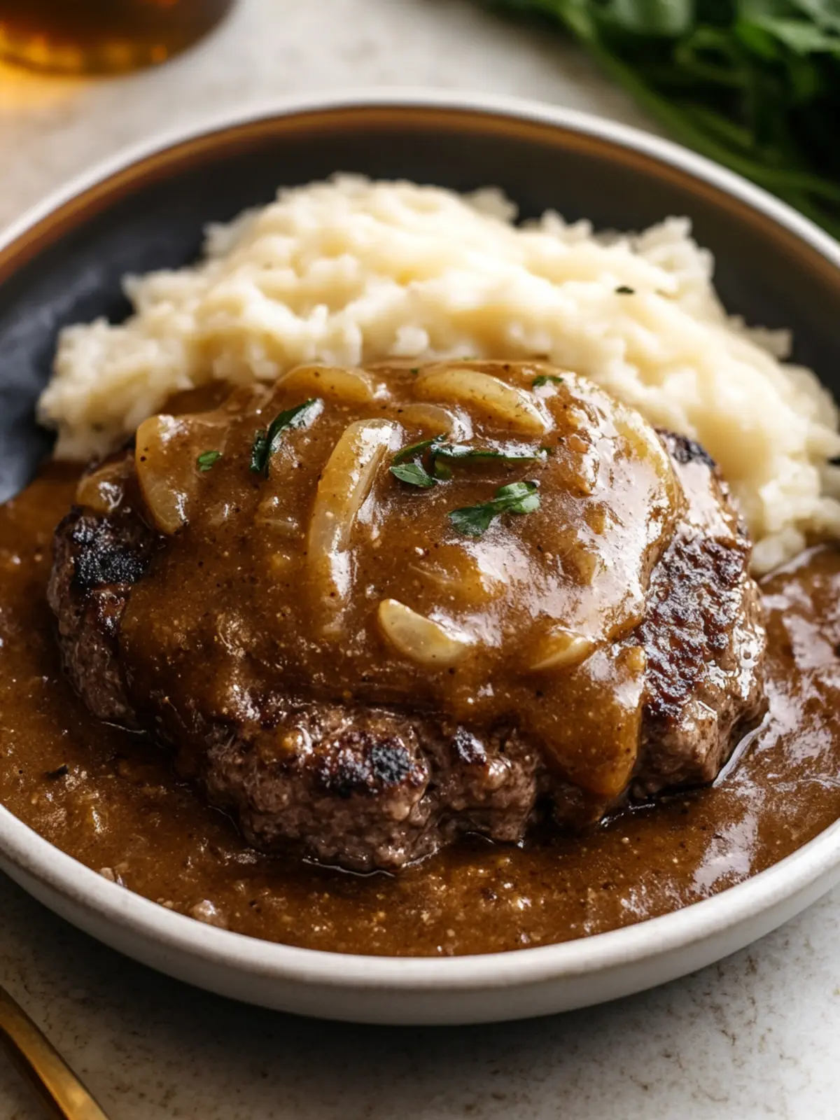 Savory Slow Cooker Smothered Hamburger Steaks Your Family Will Love 3 Slow Cooker Smothered Hamburger Steaks