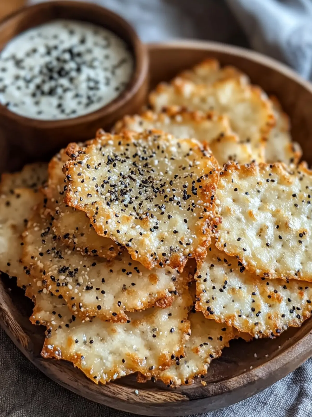 Crispy Sourdough Discard Crackers Easy Homemade Snack Delight 3 Crispy Sourdough Discard Crackers Recipe Easy Homemade Snack with Everything Seasoning
