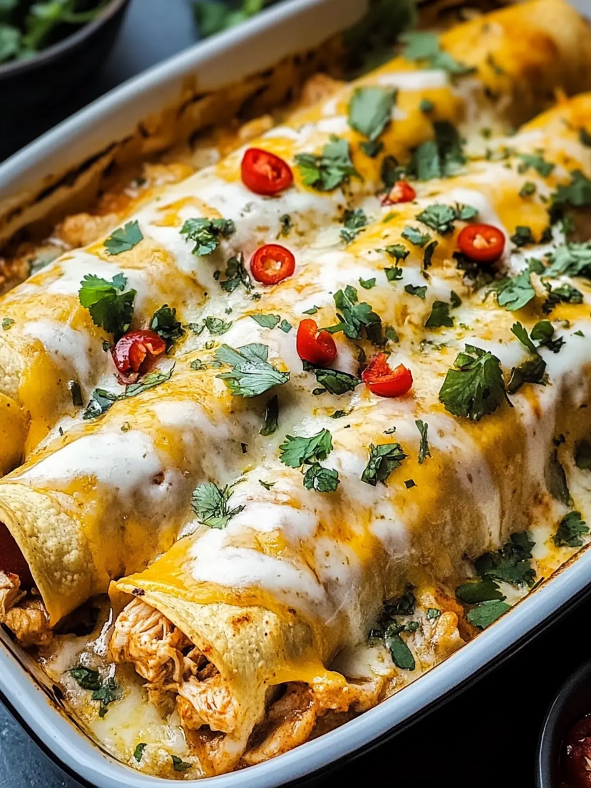 Create the Best High Protein Chicken Enchiladas for Dinner Tonight 3 Create the Best High Protein Chicken Enchiladas for Dinner Tonight!