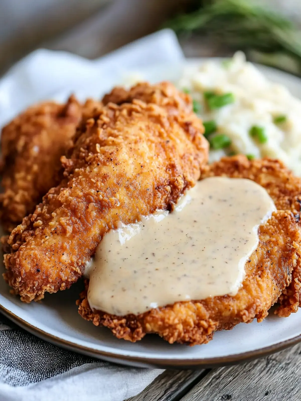 Crispy Southern Chicken Fried Chicken With Gravy Bliss 5 Southern Chicken Fried Chicken With Gravy