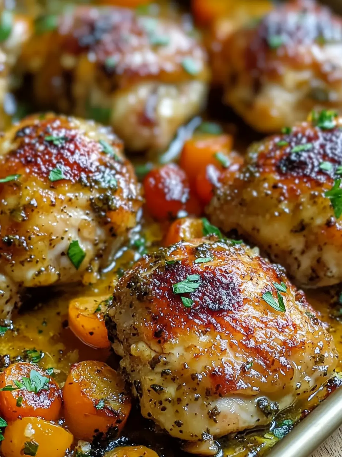 Crispy Honey Mustard Chicken Thighs Sheet Pan Dinner in 40 Min 3 Easy Crispy Honey Mustard Chicken Thighs Sheet Pan Dinner Recipe Perfect for Busy Weeknights