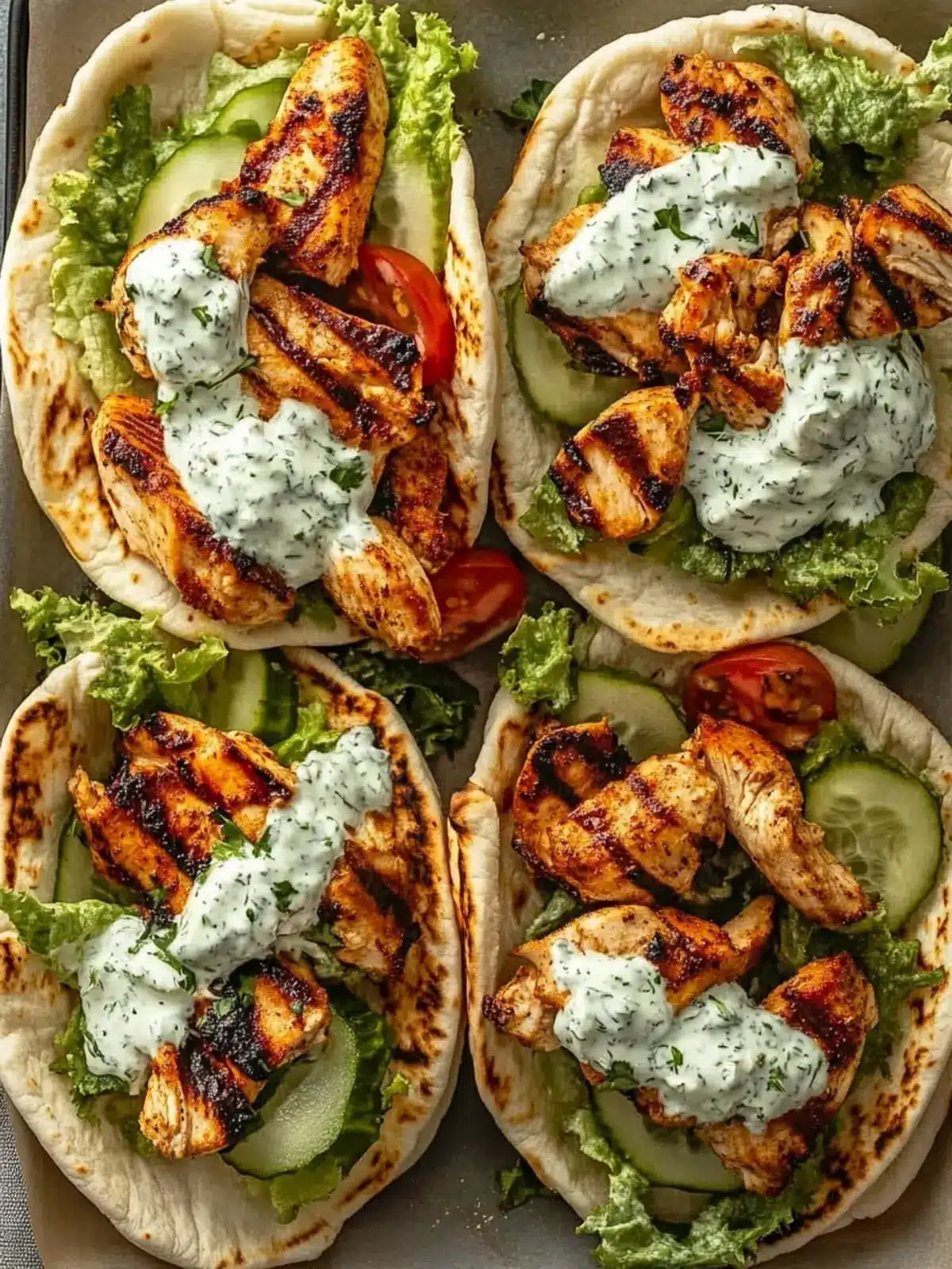 Savory Sheet Pan Chicken Pitas with Herby Ranch Magic 5 Sheet Pan Chicken Pitas with Herby Ranch