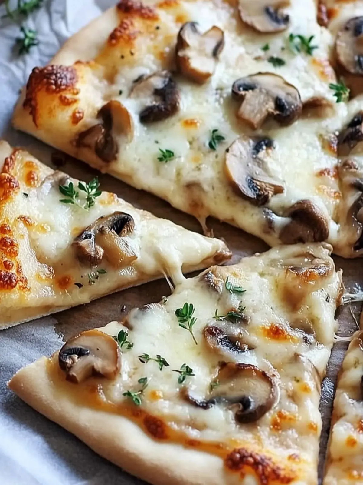 White Garlic Mushroom Pizza: Your New Favorite Comfort Dish 2 White Garlic Mushroom Pizza: An Incredible Ultimate Recipe