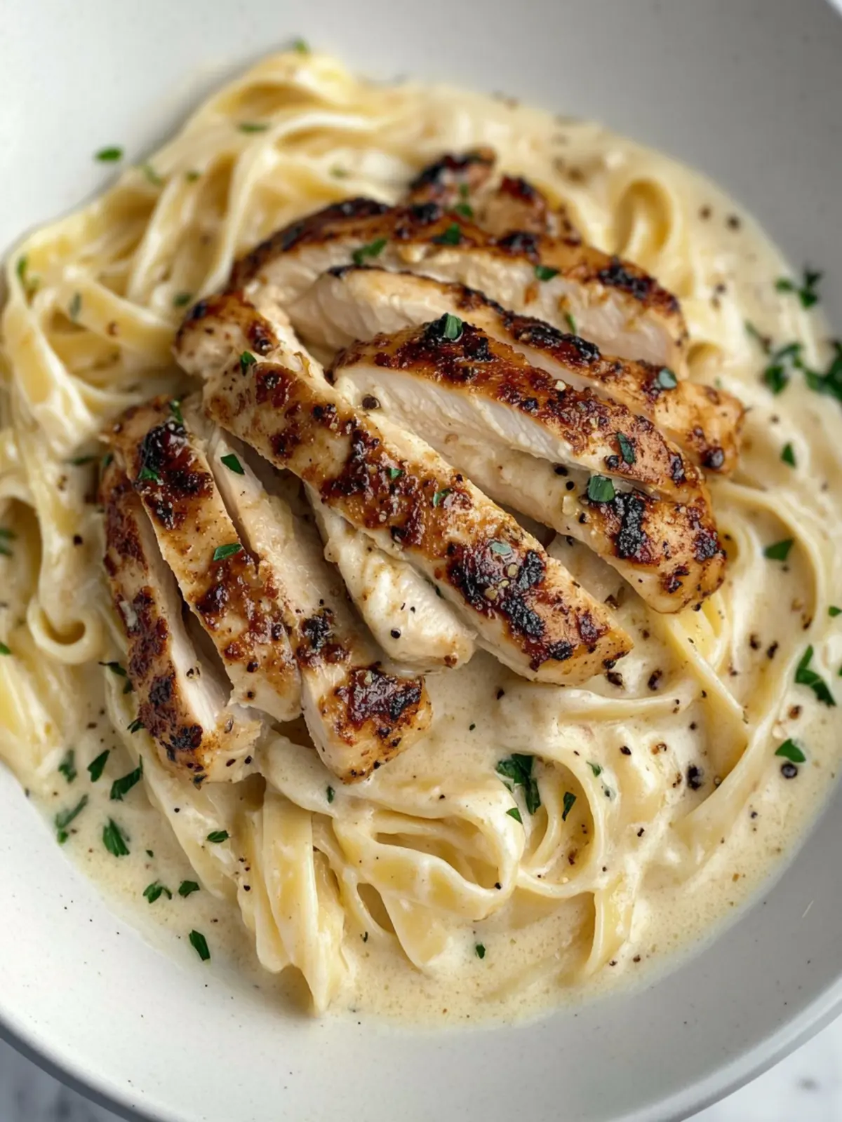 Delicious Blackened Chicken Fettuccini Alfredo in 45 Minutes 5 Blackened Chicken Fettuccini Alfredo
