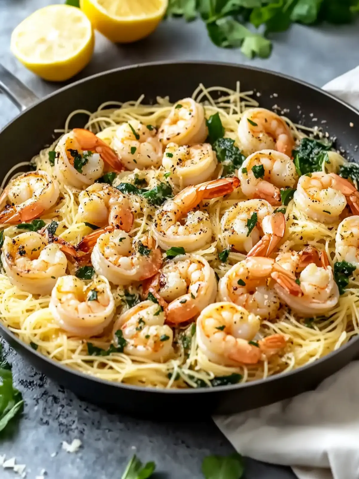 Italian Garlic Butter Shrimp with Angel Hair Pasta Bliss 5 Italian Garlic Butter Shrimp with Angel Hair Pasta