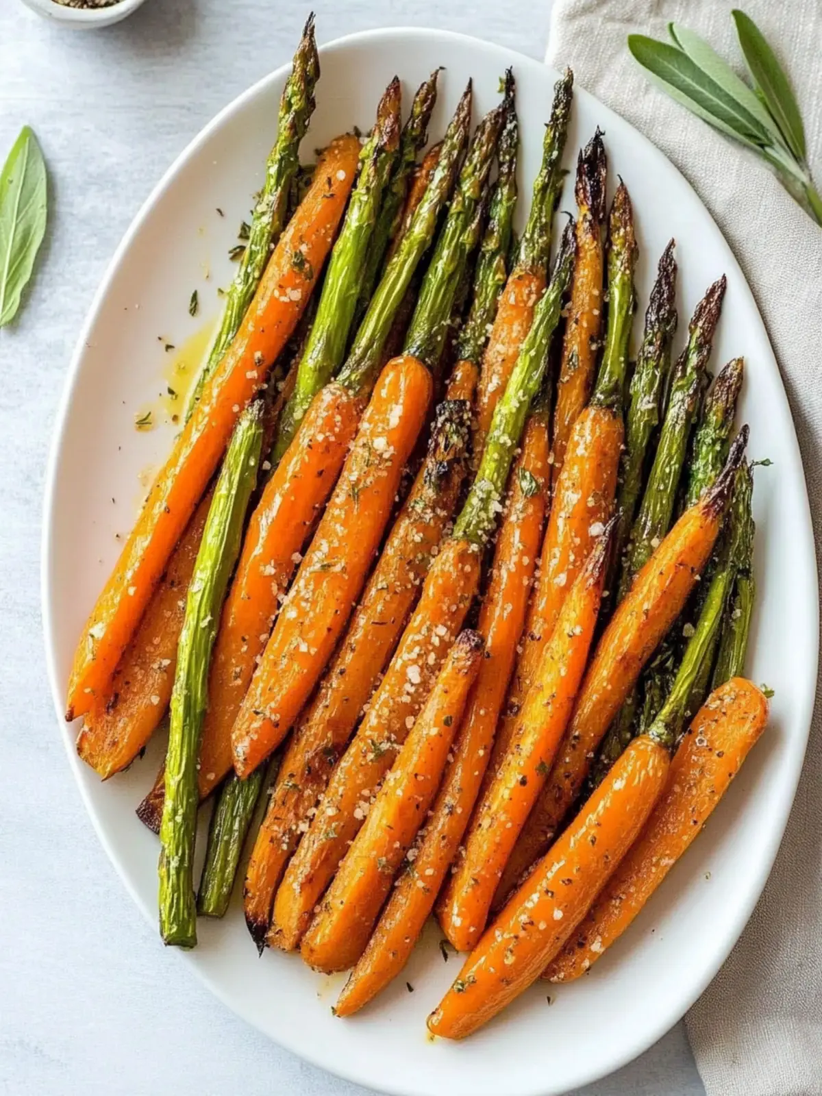 The Best Roasted Asparagus and Carrots - Easy, Vibrant Delight 3 The Best Roasted Asparagus and Carrots (Easy One-Pan Side!)