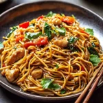 15 Minute Sesame Garlic Chicken Lo Mein That Wows Every Time 10 15 Minute Sesame Garlic Chicken Lo Mein.
