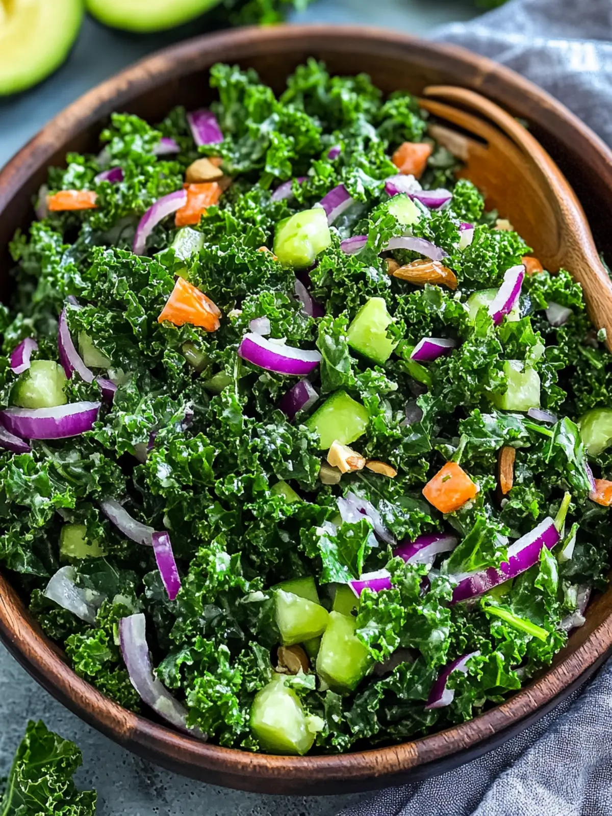 Easy Kale Salad with Zesty Lemon Dressing You'll Love 3 Easy Kale Salad