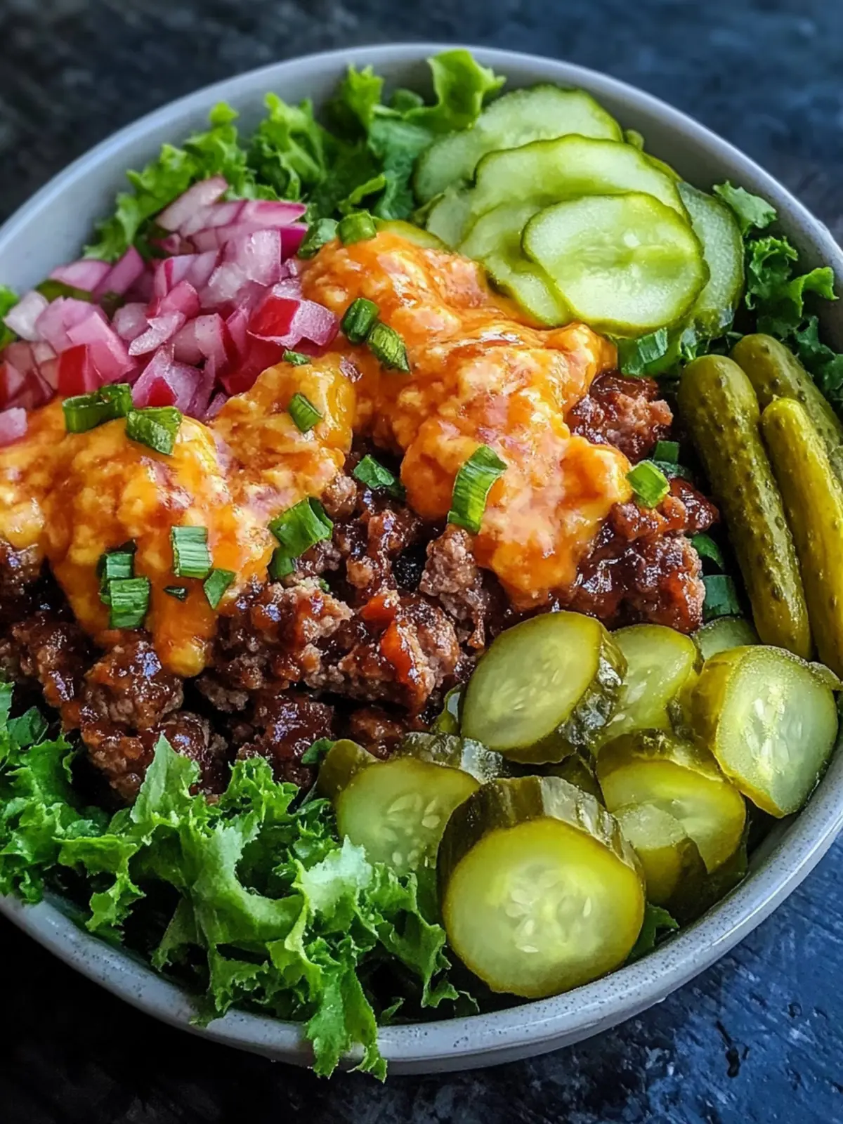 Keto Smash Burger Bowl Recipe Easy Low-Carb Fun with Pickles 4 Keto Smash Burger Bowl Recipe Easy Low-Carb Meal Prep with Pickles