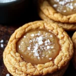 Crispy Brown Butter Coffee Toffee Cookies with Sea Salt Bliss 6 Crispy Brown Butter Coffee Toffee Cookies with Sea Salt Topping