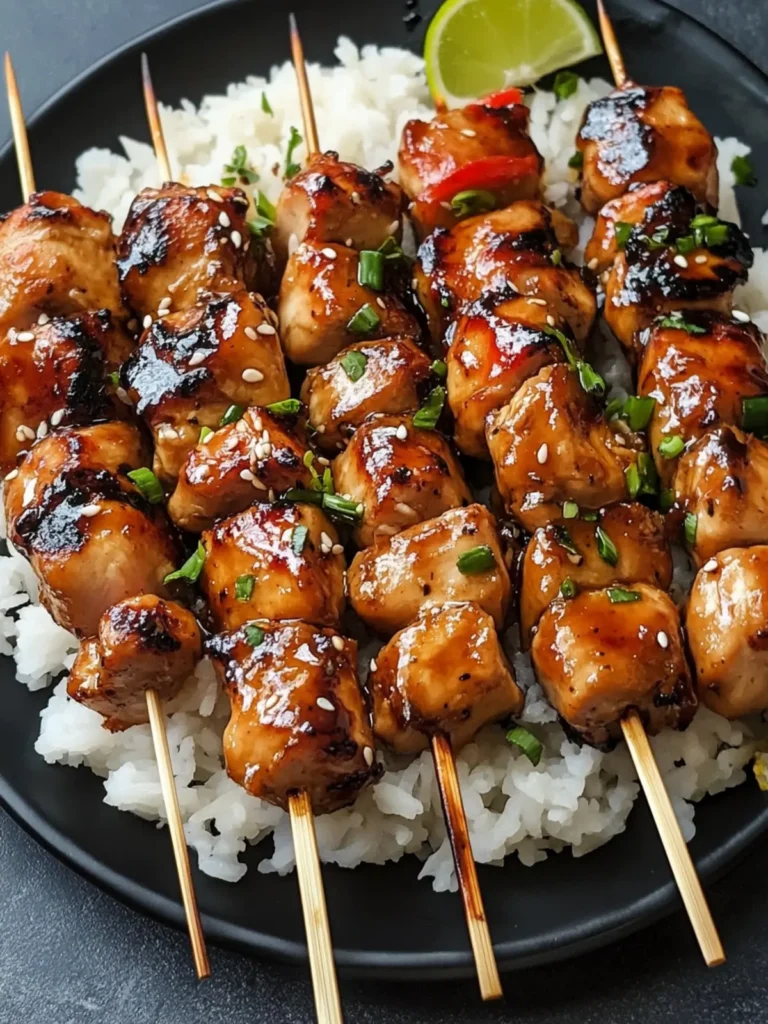 Teriyaki Chicken Skewers