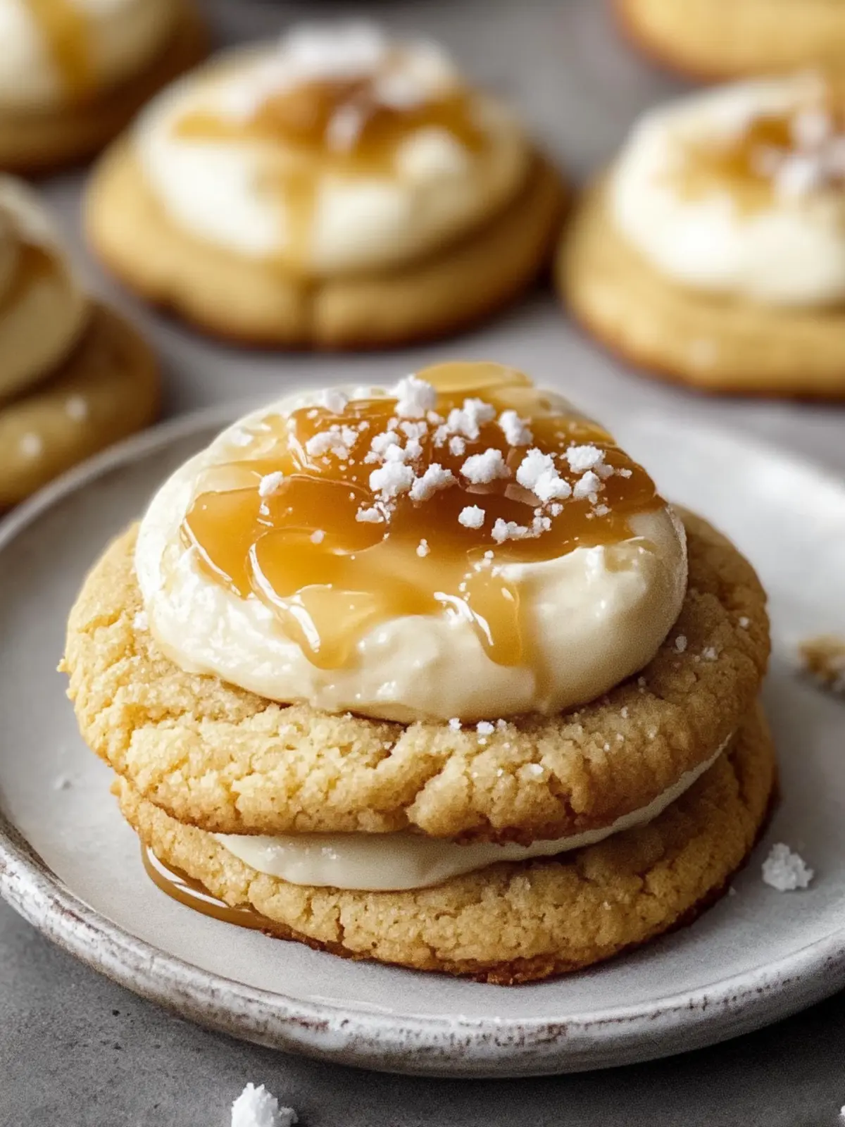 Mouthwatering Salted Caramel Cheesecake Cookies Recipe You'll Love 2 Salted Caramel Cheesecake Cookies Recipe