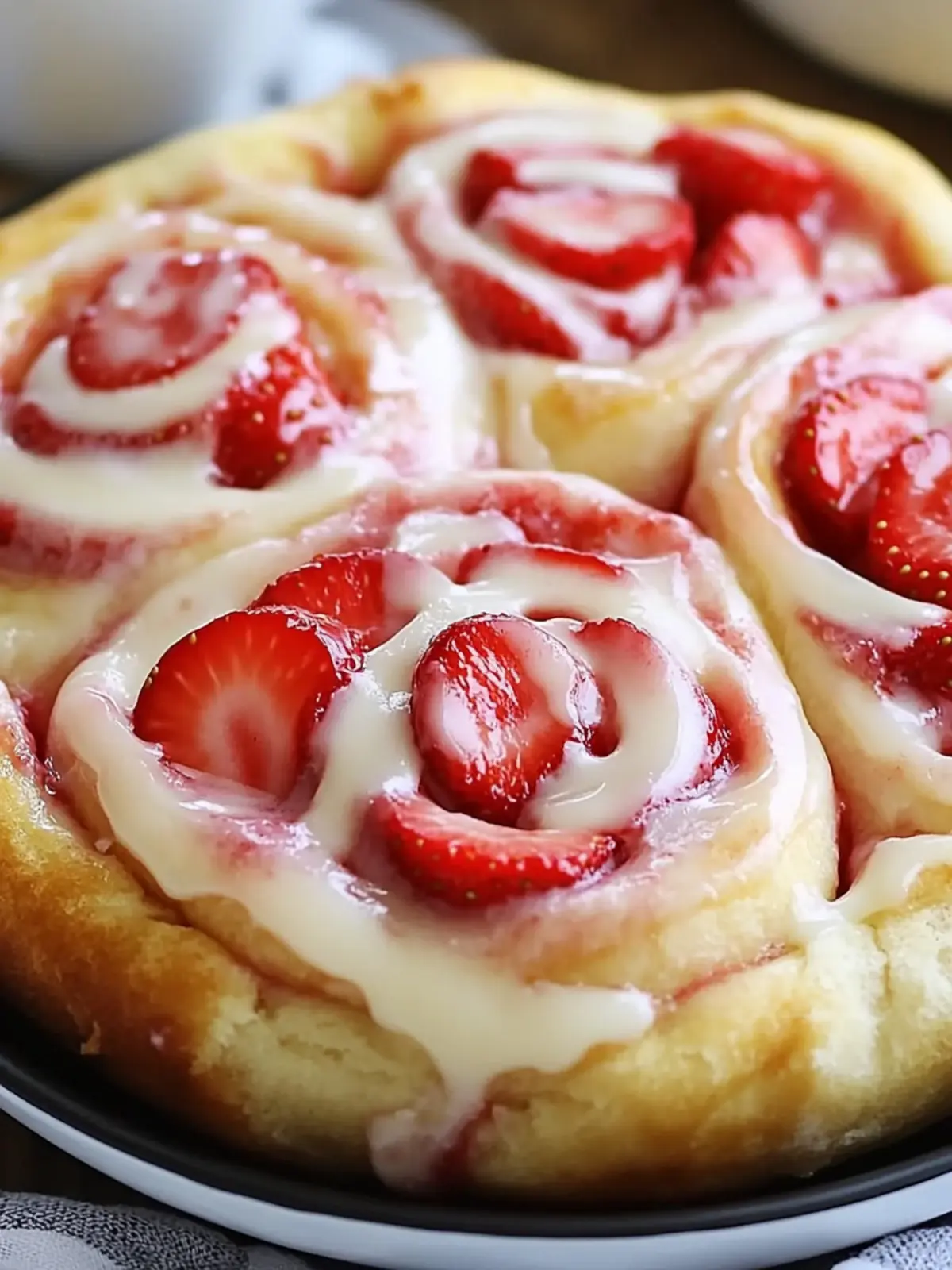 Easy Strawberry Cheesecake Sweet Rolls: Effortless Decadence at Home 4 Easy Strawberry Cheesecake Sweet Rolls: A Delightful Homemade Treat