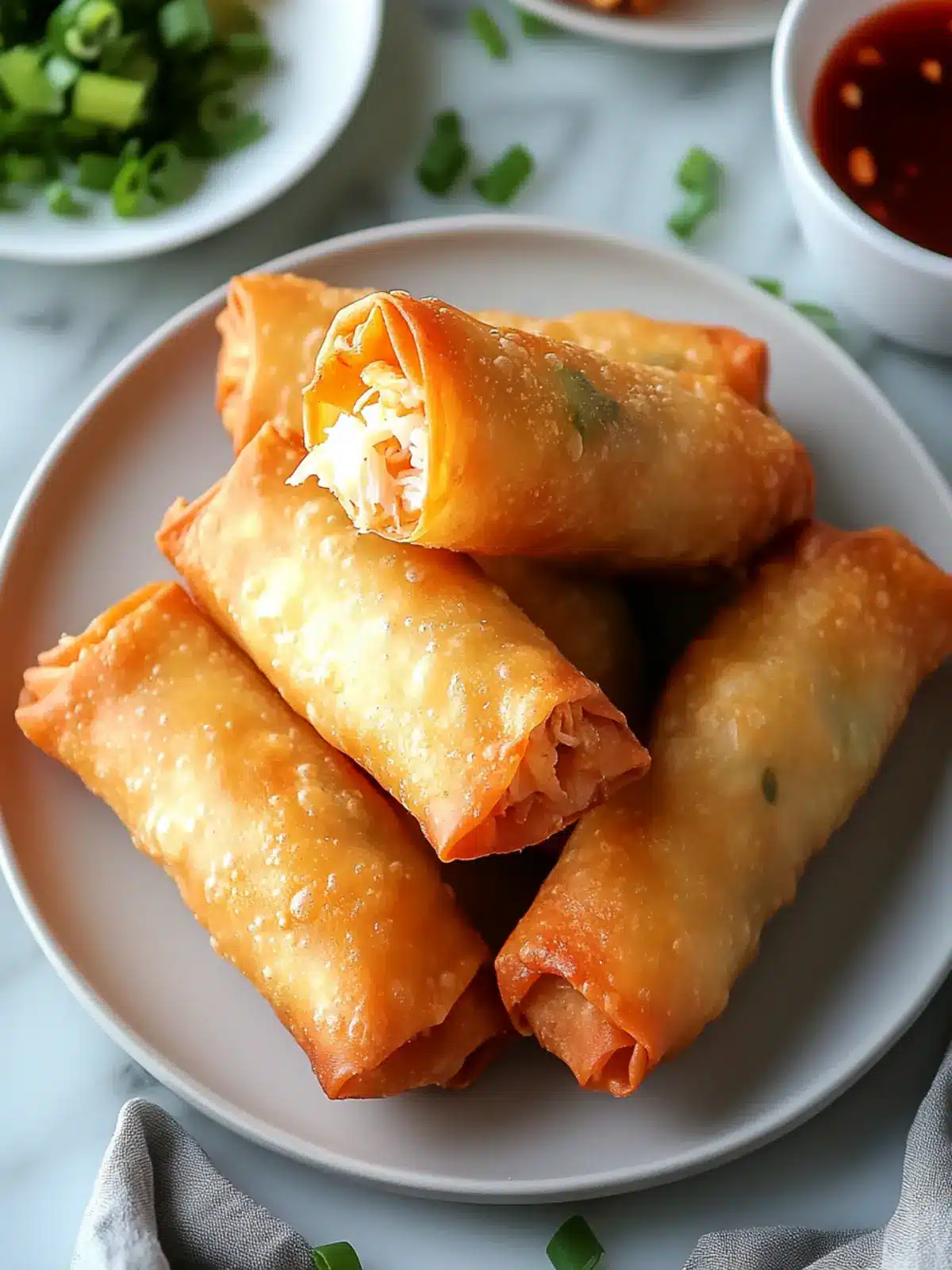 Crispy Crab Rangoon Egg Rolls for Your Next Party Delight 3 Crab Rangoon Egg Rolls