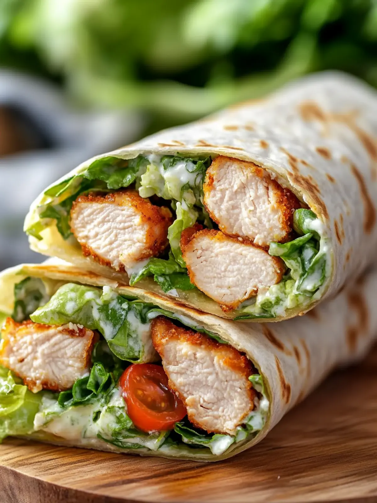 Ultimate Chicken Caesar Wraps: Your Crispy, Creamy Delight 3 Ultimate Chicken Caesar Wraps: Crispy, Creamy, and Golden-Brown