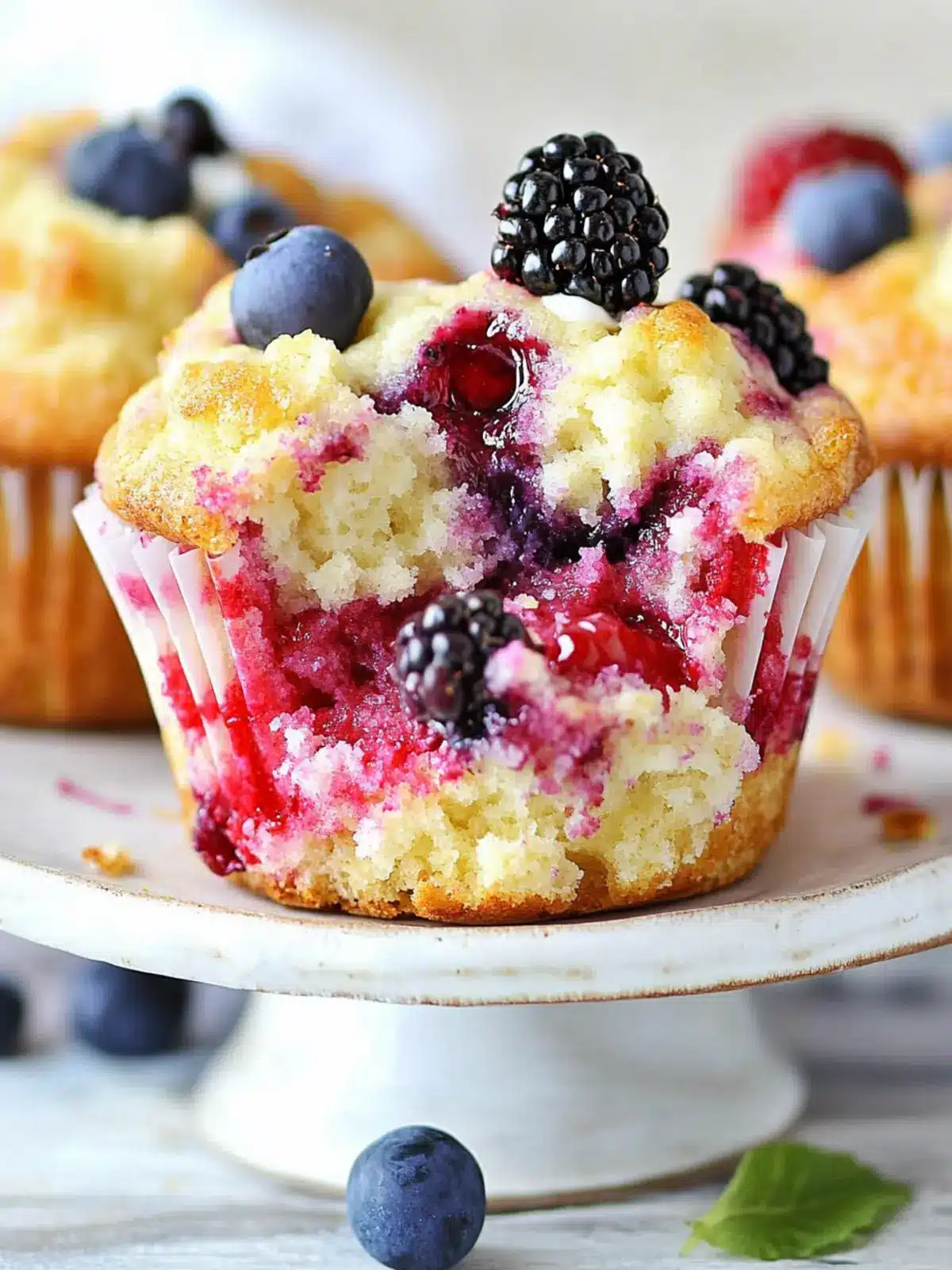 Berry Cream Cheese Muffins: Your New Favorite Breakfast Treat 3 Berry Cream Cheese Muffins