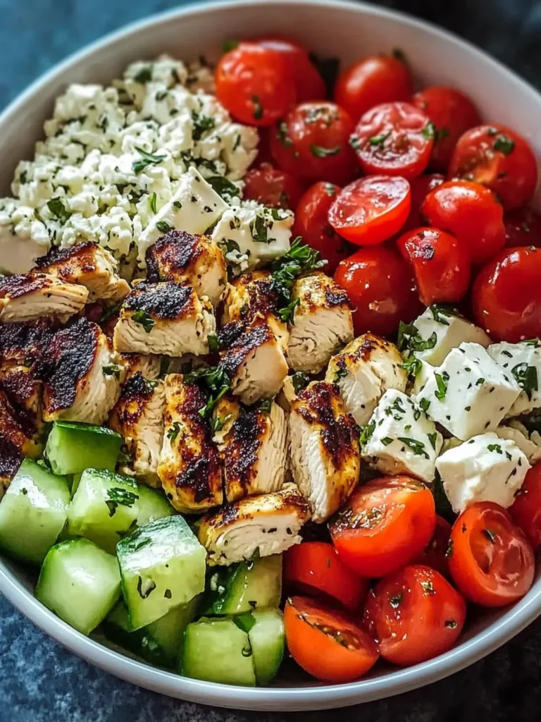 Greek Chicken Bowls