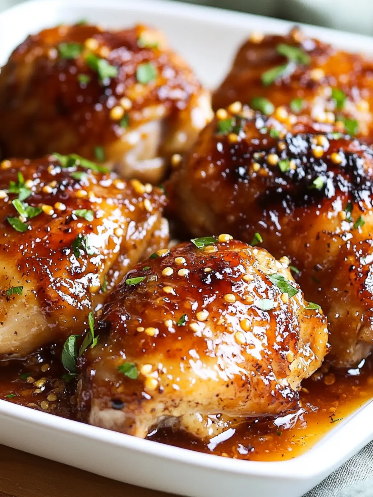 Honey Garlic Chicken Thighs Recipe – A Family Favorite Delight 4 Honey Garlic Chicken Thighs Recipe – Easy Delicious Family Dinner