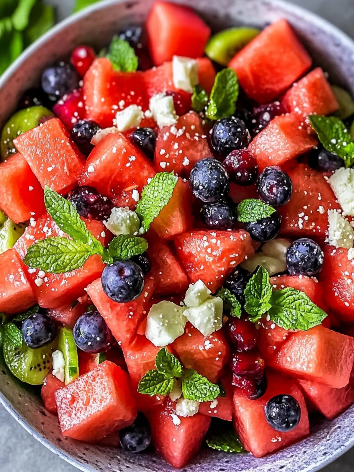 Refreshing Watermelon Salad Recipe – Your Easy Summer Delight 2 Refreshing Watermelon Salad Recipe – Easy Summer Fruit Salad