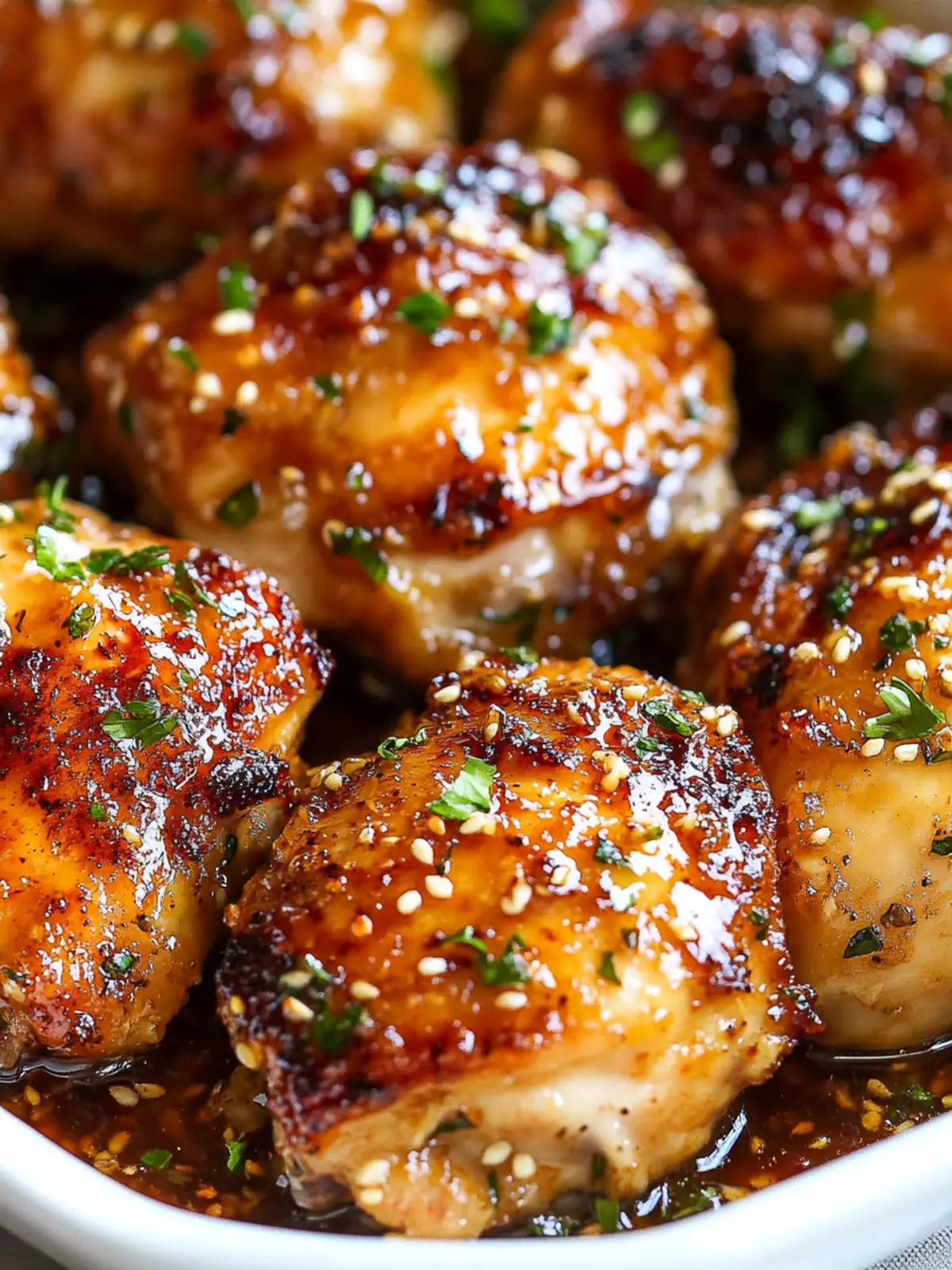 Honey Garlic Chicken Thighs Recipe – A Family Favorite Delight 2 Honey Garlic Chicken Thighs Recipe – Easy Delicious Family Dinner