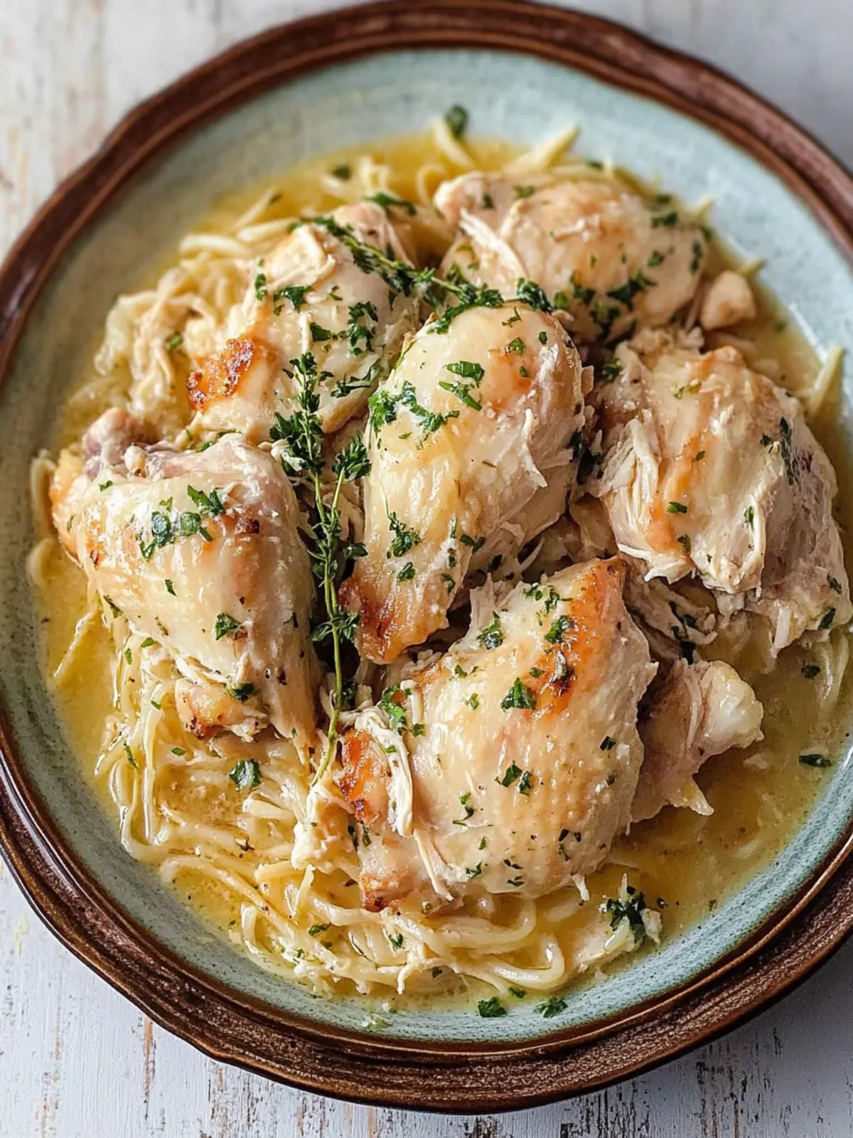 Irresistible Crock Pot Angel Chicken in Creamy Garlic Sauce 2 Crock Pot Angel Chicken