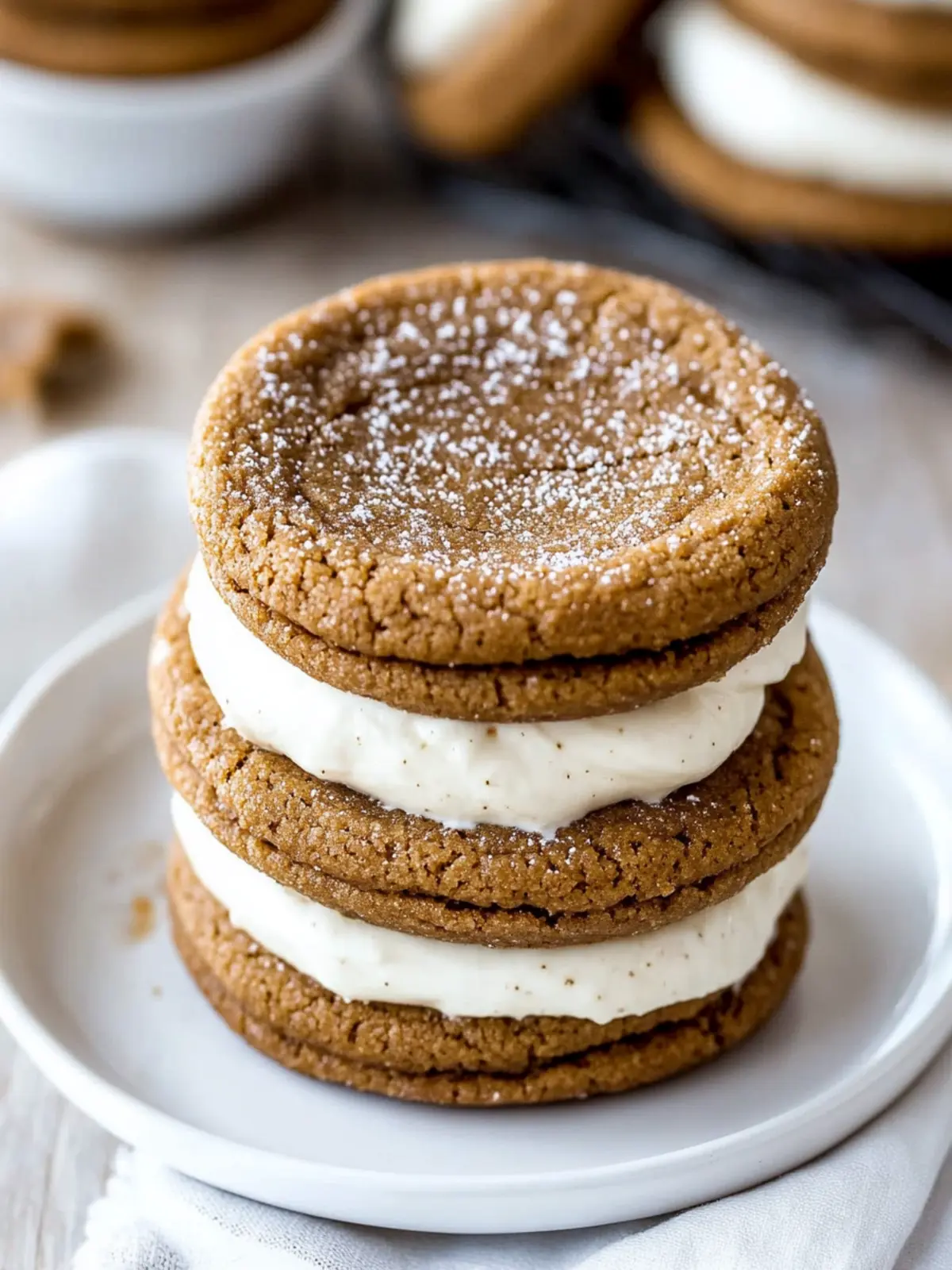 Molasses Cream Pie Cookies that Melt in Your Mouth 3 Molasses Cream Pie Cookies