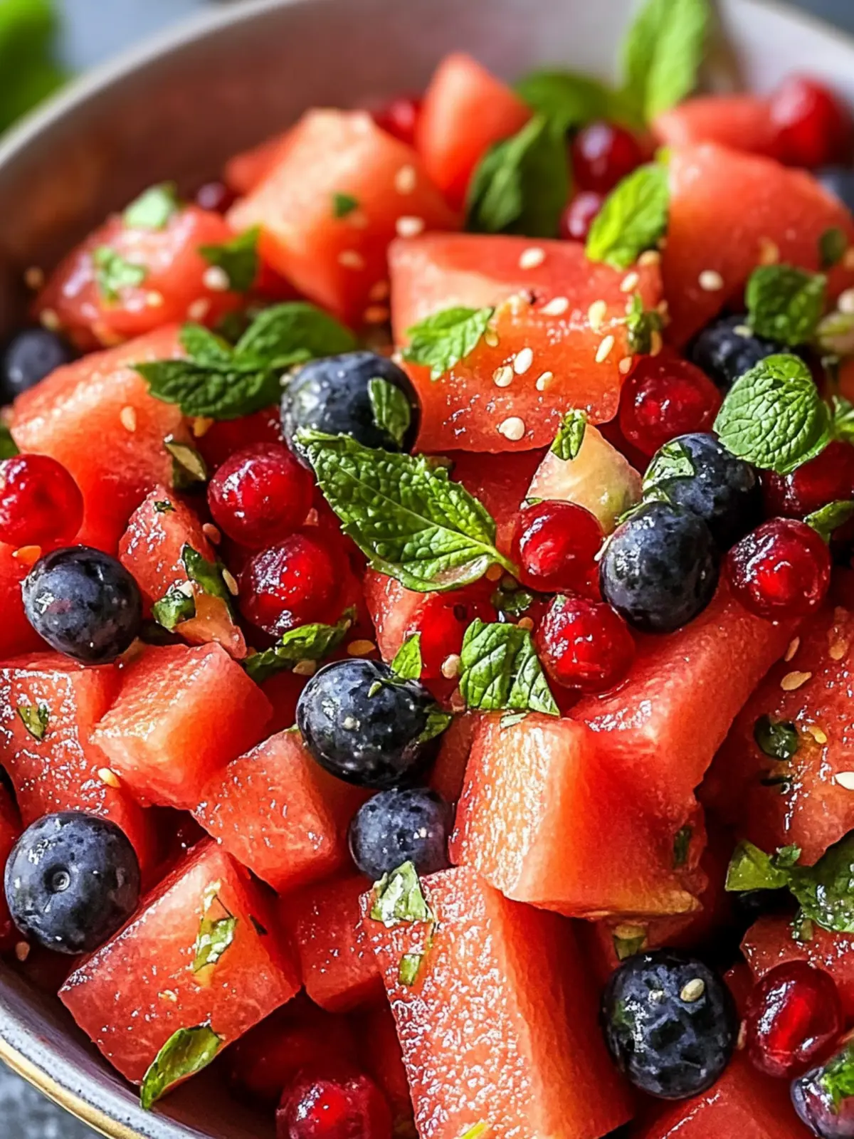 Refreshing Watermelon Salad Recipe – Your Easy Summer Delight 3 Refreshing Watermelon Salad Recipe – Easy Summer Fruit Salad
