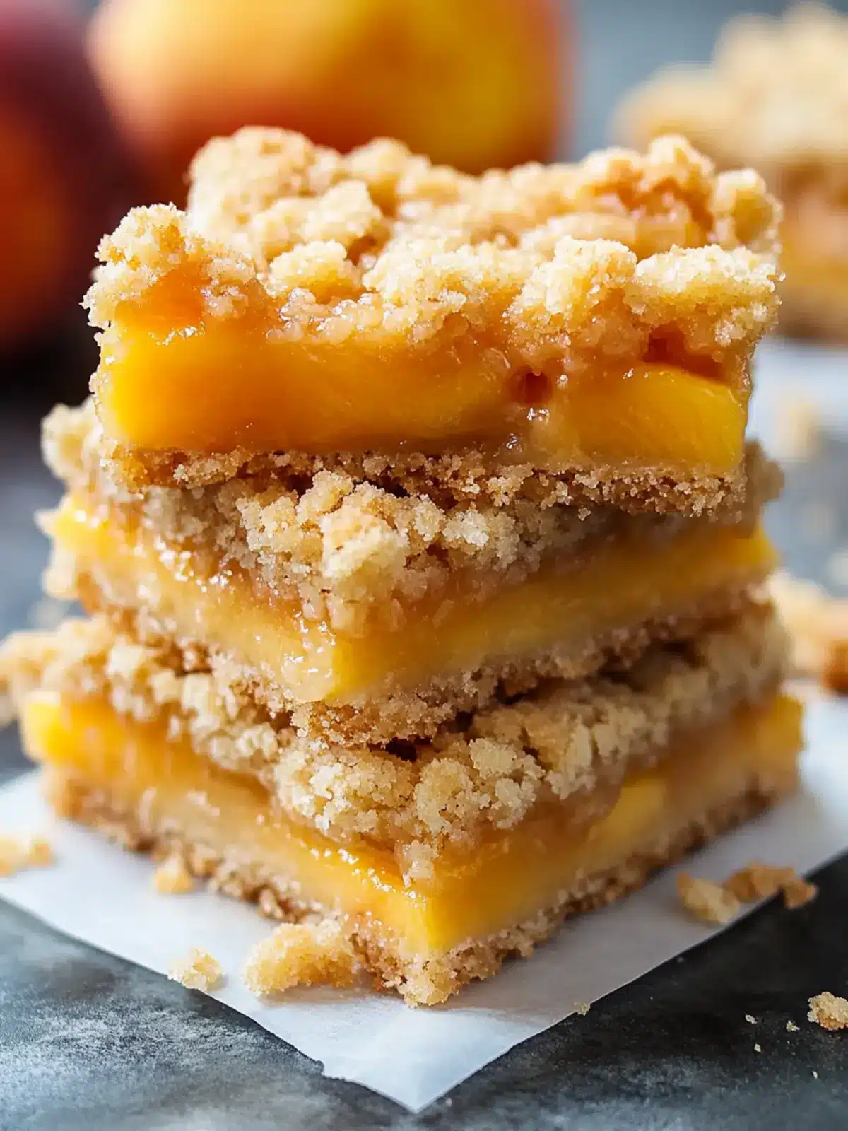 Peach Crumb Bars: Sweet Summer Bliss You Can’t Resist 3 Peach Crumb Bars