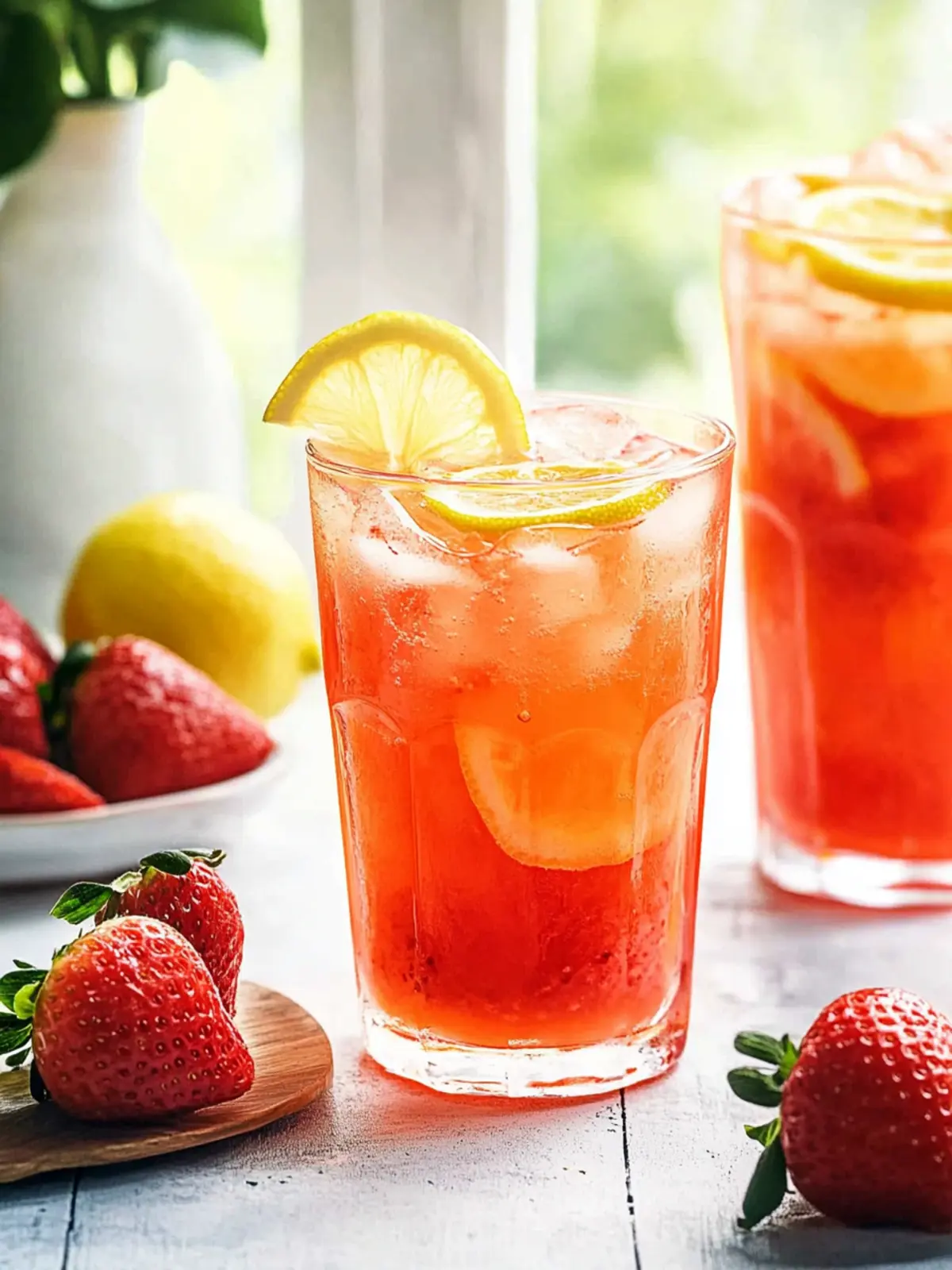 Deliciously Fresh Strawberry Lemonade to Beat the Summer Heat 2 Strawberry Lemonade