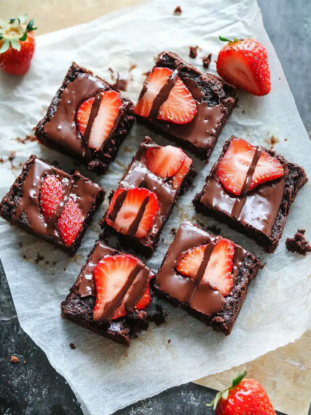 Beginner-Friendly Chocolate-Covered Strawberry Brownies Bliss 4 Beginner-Friendly Chocolate-Covered Strawberry Brownies