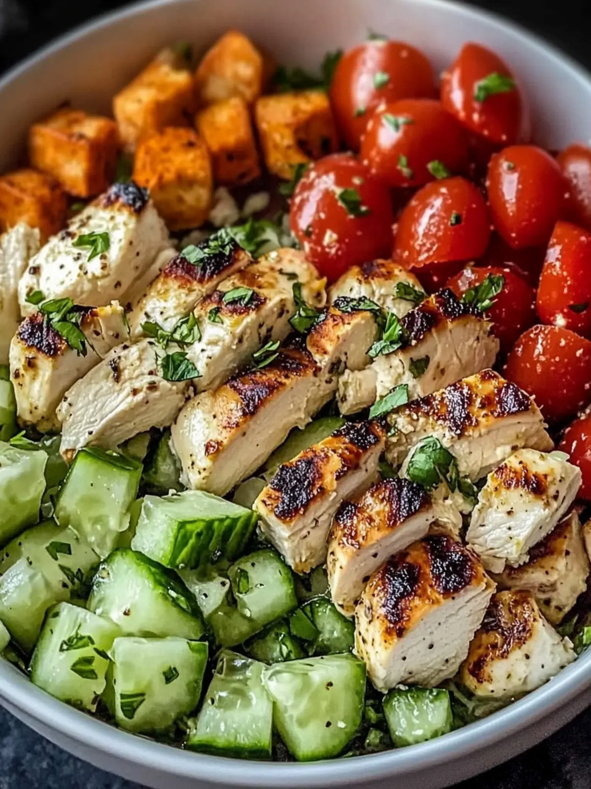 Savor Fresh Greek Chicken Bowls for a Healthy Meal Prep 2 Greek Chicken Bowls