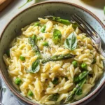 Creamy Cheesy Asparagus Orzotto for a Cozy Spring Dinner 6 Cheesy Asparagus Orzotto