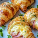 Baked Ham and Cheese Croissants: Your New Weekend Breakfast Must-Have 8 Baked Ham and Cheese Croissants