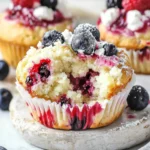 Berry Cream Cheese Muffins: Your New Favorite Breakfast Treat 6 Berry Cream Cheese Muffins