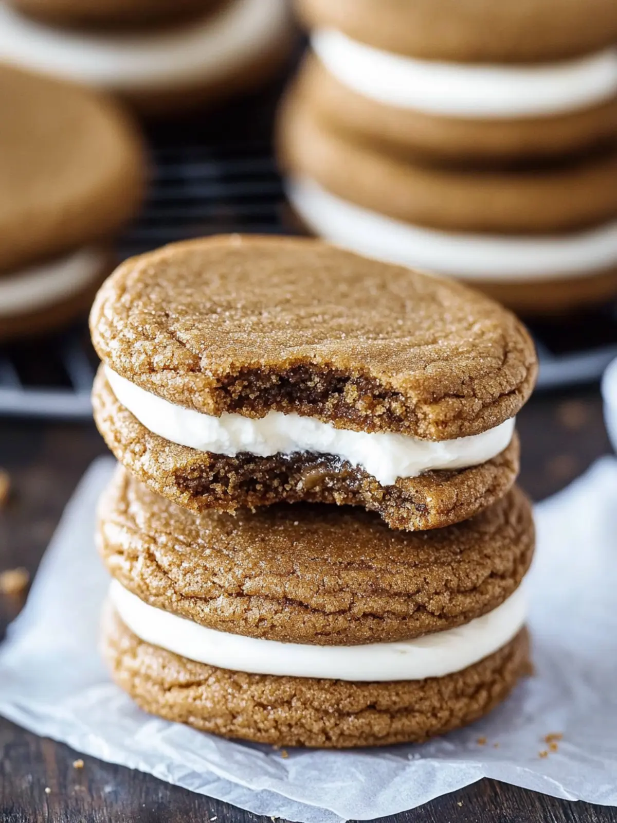 Molasses Cream Pie Cookies that Melt in Your Mouth 5 Molasses Cream Pie Cookies