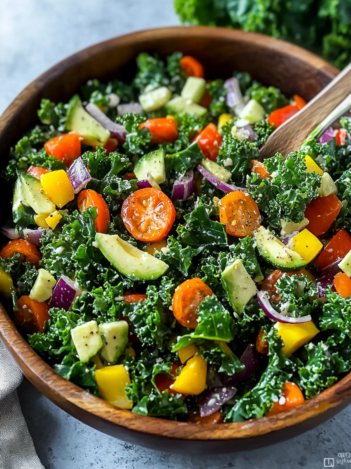 Easy Kale Salad with Zesty Lemon Dressing You'll Love 2 Easy Kale Salad